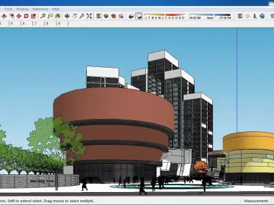 Sketchup Shopping Center A9 3D model