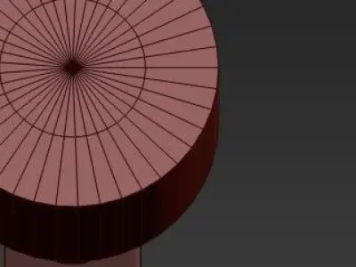 Pillar Table Lamp 3D model