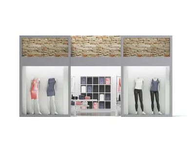 Clothes Store 3D Model 3D model
