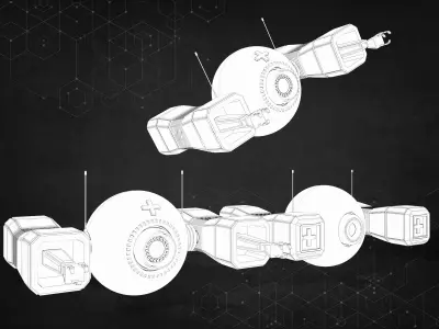 Soldier Drone Type 5 The Doctor-Medic 3D model