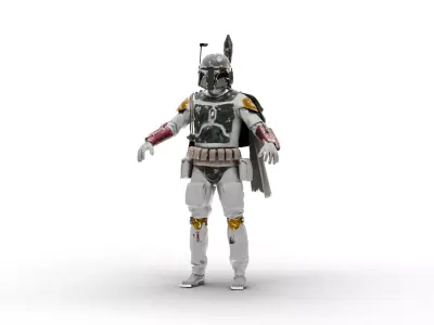 Boba Fett - Star Wars Low-poly 3D model