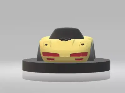 Car with star lights 3D print model purchase