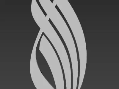 Allah Word 3D Model 3D model