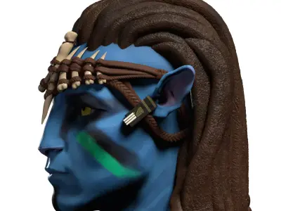 Jack Sully Navi Bust 3D print model