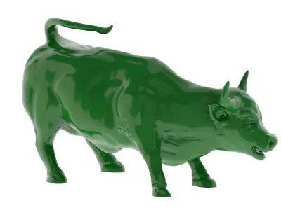 Wall Street Bull 3D Print 3D print model