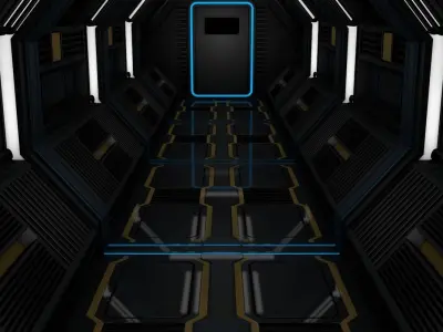Sci Fi Corridor 3D model