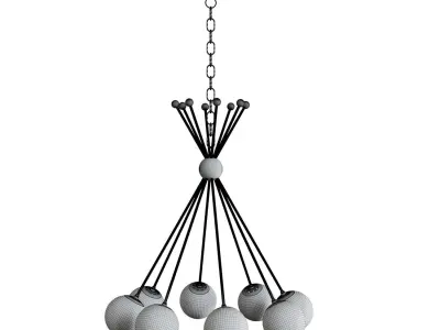 CHANDELIER CEILING BALLS 3D model