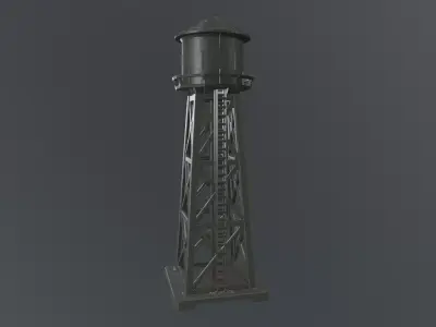 water tower Free 3D model