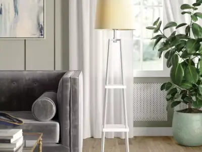 McCusker Tray Table Floor Lamp 3D model