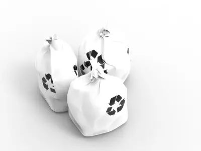 RUBBISH WHITE 3D model