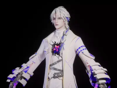 PRISM PRINCE Low-poly 3D model