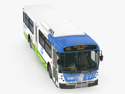  Bus Nabi Model 416 Miami Dade Transit 