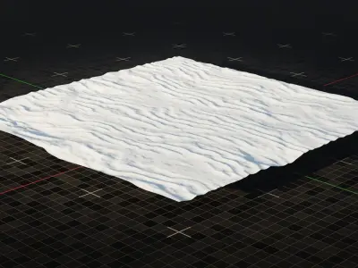 Tundra Dunes Terrain 7 3D model
