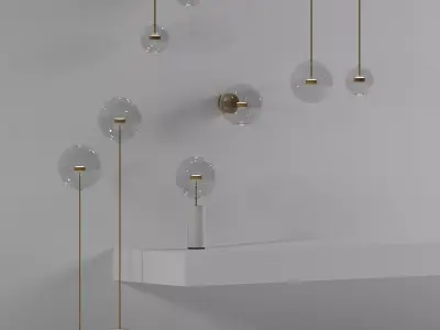 Giopato Coombes Soffio set  Low-poly 3D model