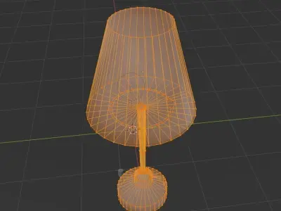 TABLE LAMP FOR INTERIOR DESIGNING FOR MATERIALS ADDED Free 3D model