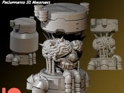 Angry Brain 3D print model