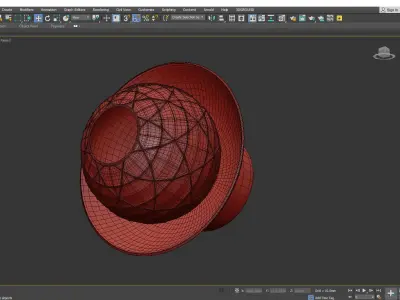 Royal Small Sconce Low-poly 3D model