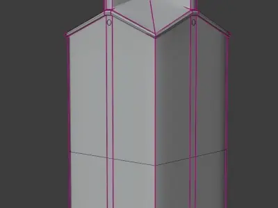Modern Street lamp 3D model