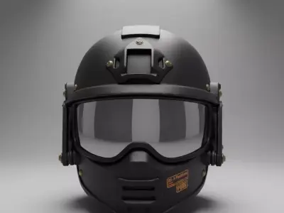 PUBG Tactical Helmet Free 3D model
