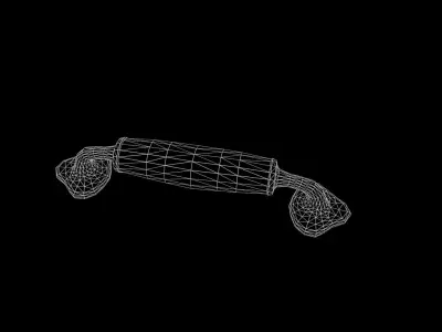 window handle Low-poly 3D model