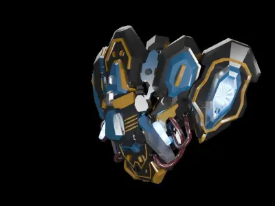 robot mask 3D model