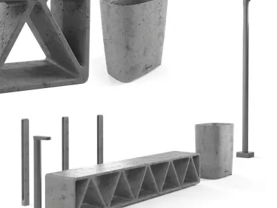 mmcite elements for park 3D Model Pack