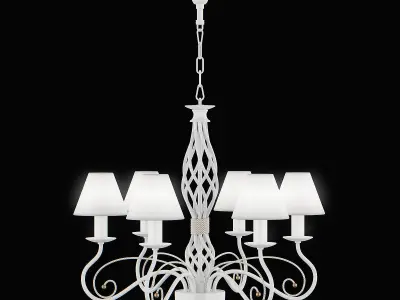 78206x Esedra Lightstar Chandelier 3D model