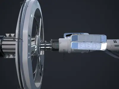 Scifi Spaceship 3D model