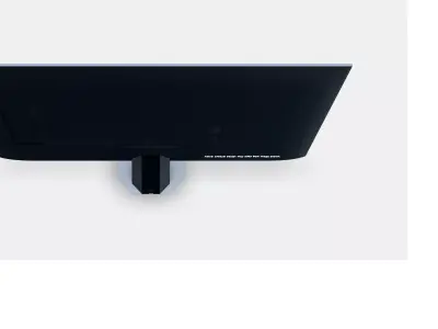 85 QLED 4K Q80D TV Dials 3D model