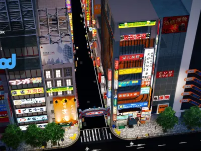 Kabukicho Street 3D model