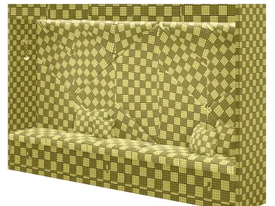  Restaurant and Office Lobi Seating 11 3D model