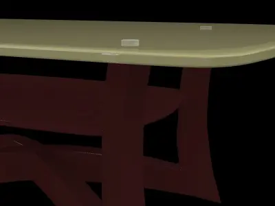 Center Table Low-poly 3D model