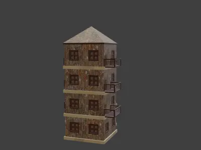 House Model 97 Low-poly 3D model