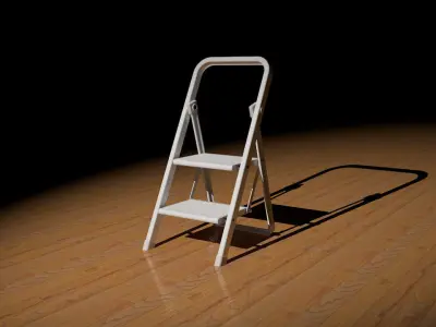 Kitchen stairs or small ladder 3D model