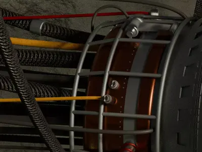 Sci-Fi Power Core 3D model