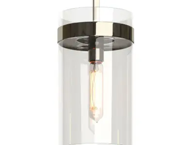 RAVELLE PENDANT POLISHED NICKEL 3D model
