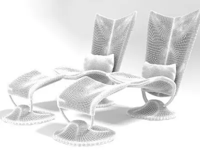 Chair Anneau 3D model