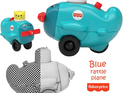 kids toys pack - fisher price 3D model