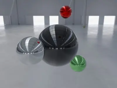 HDRI - Warehouse Interior 11 Low-poly 3D model