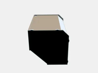 METOD Corner wall cabinet frame 1 Low-poly 3D model