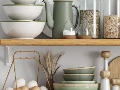 kitchen accessories011 3D model