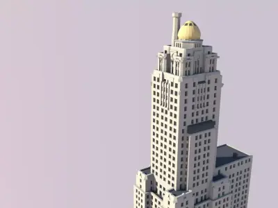 InterContinental Chicago 3D print model