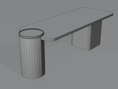 Coffee table Dia Free 3D model