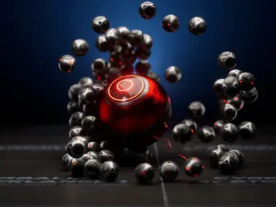 Cyberball MOTHER Low-poly 3D model