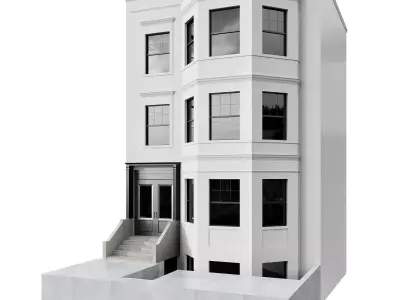 Neoclassic Town House No42 A 3D model