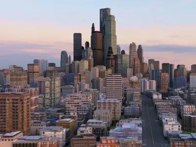 City 56 Low-poly 3D model