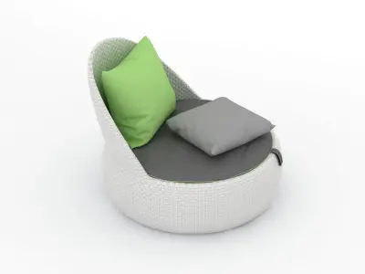 Dedon Dala Chair 3D model