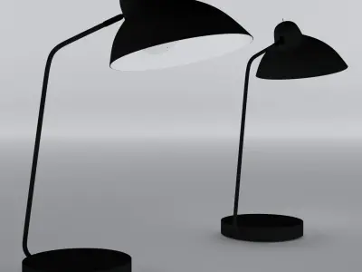 Demand table lamp BoConcept 3D model