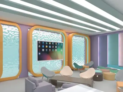 innovation  hub Low-poly 3D model