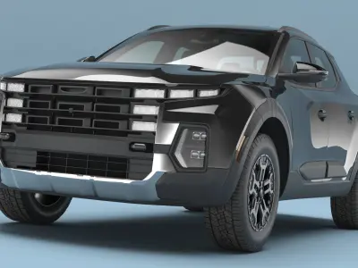  Compact Vehicle Utility Pickup Black 